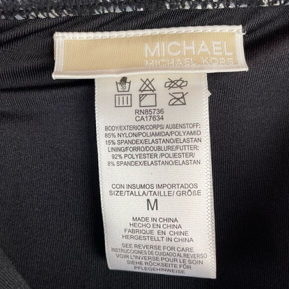 MICHAEL Michael Kors Metallic Silver and Black Bikini Sizes S or M - Picture 8 of 8